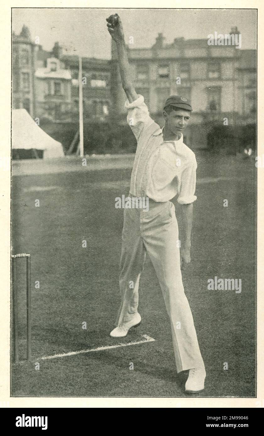 C L Townsend, cricketer. Foto Stock