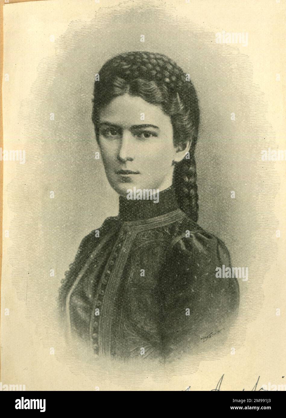 Imperatrice Elisabetta d'Austria (Elisabetta di Baviera, 1837-1898), anche Regina d'Ungheria per il matrimonio con l'imperatore Francesco Giuseppe I. Foto Stock