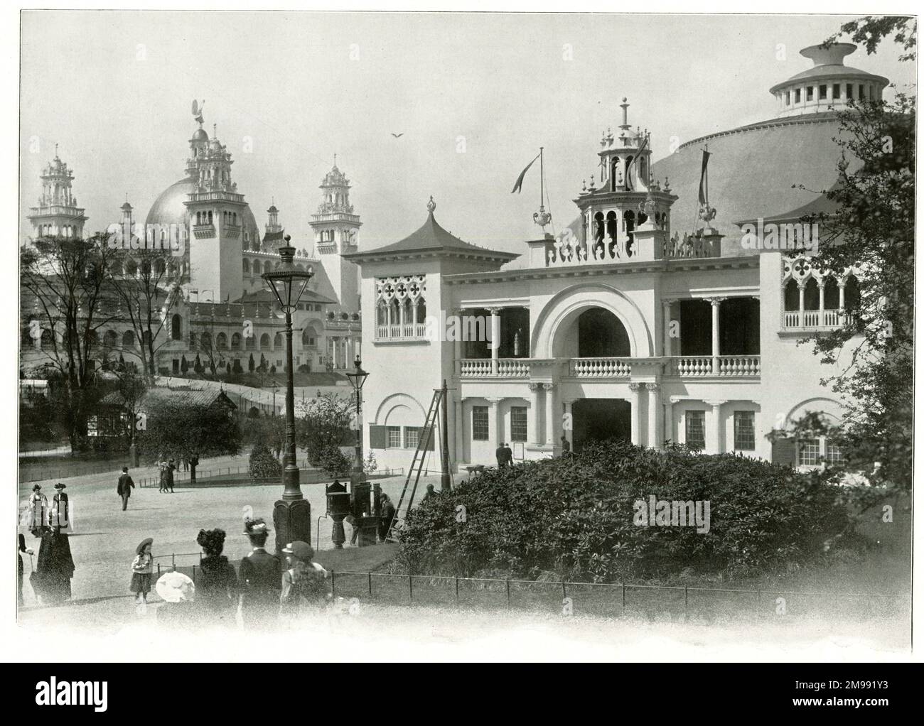 Glasgow International Exhibition, 1901 - Grand Concert Hall. Foto Stock