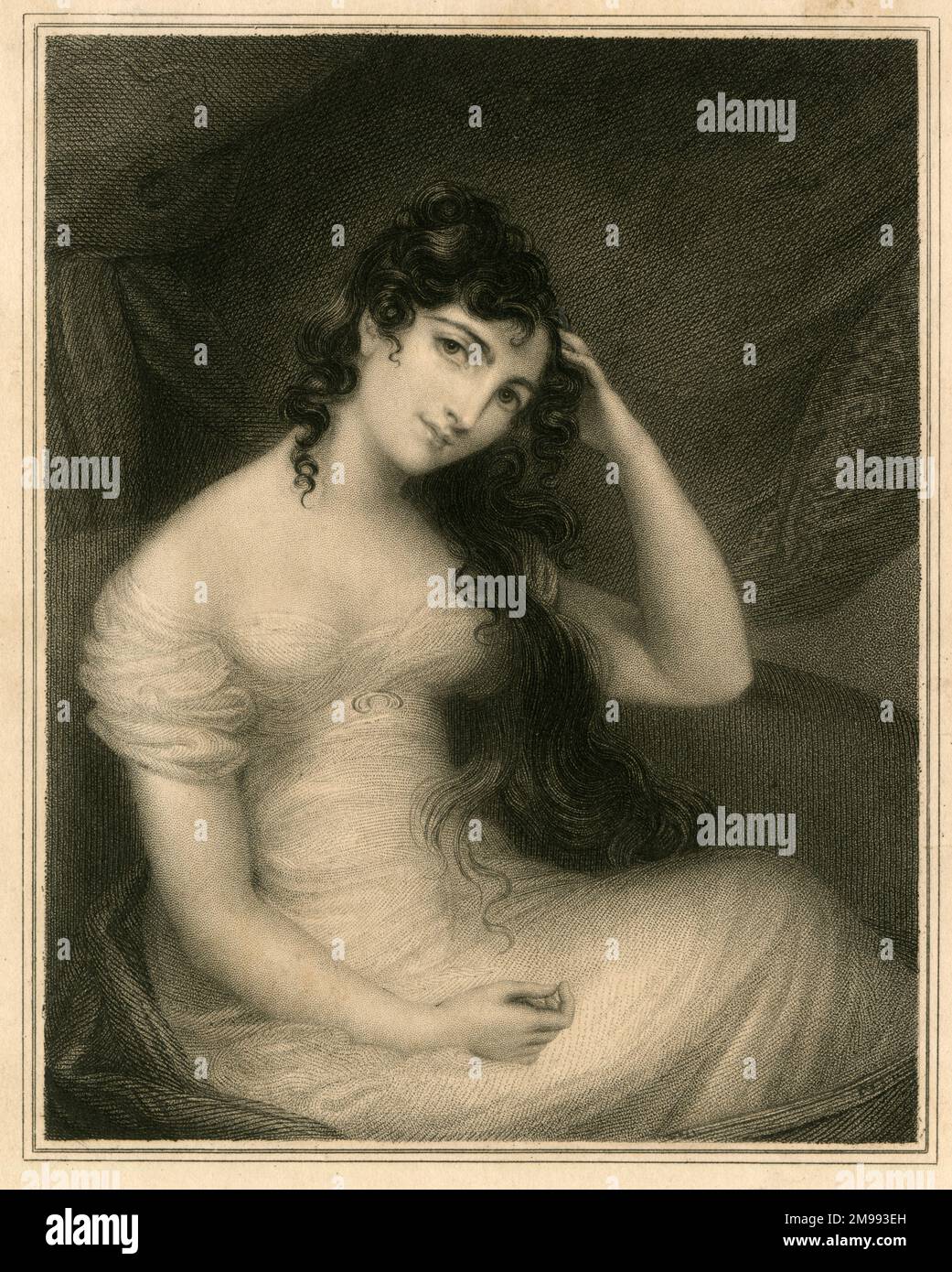 La destra onorevole Corisande Armandine Leonie Sophie de Gramont, contessa di Tankerville (1782-1865). Sposò Carlo Augusto, 5th conte di Tankerville, nel 1806. Foto Stock