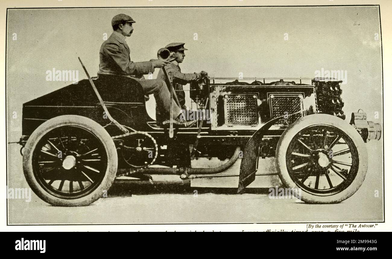 Prime corse automobilistiche - 50 HP Napier Racing Car. Foto Stock