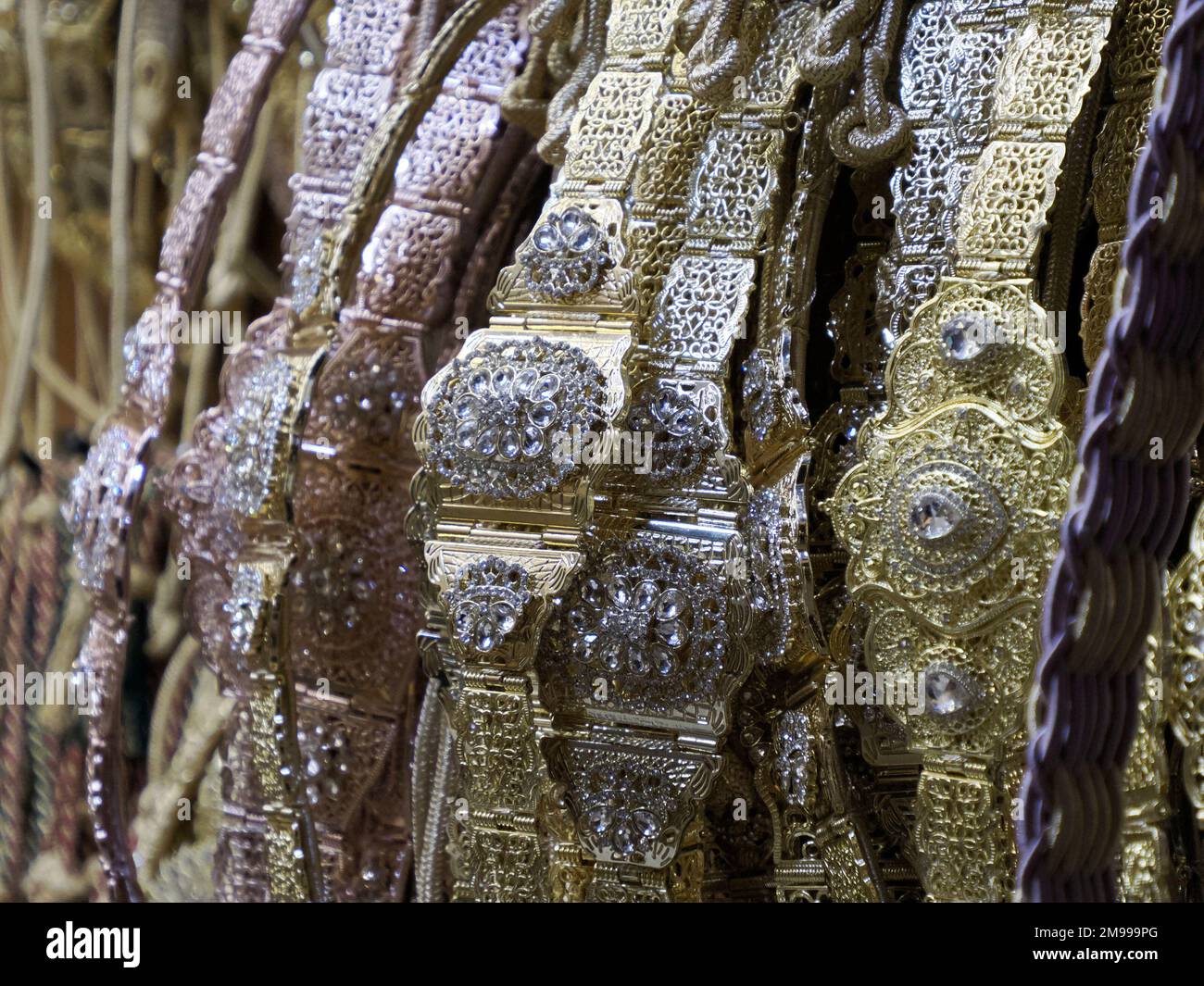 marocco fes negozio di nozze a fez medina Foto Stock