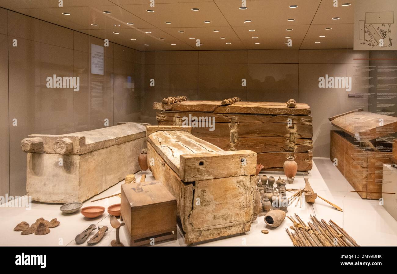 Tomba dell'ignoto - Museo Egizio Torino, Piemonte, Italia - Europa Foto Stock