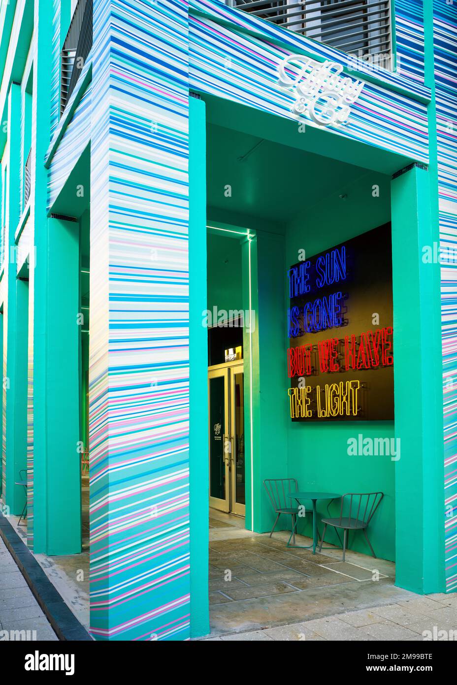 Tiffany & Co Cafe, Design District Miami Design District Miami, Florida, USA Foto Stock