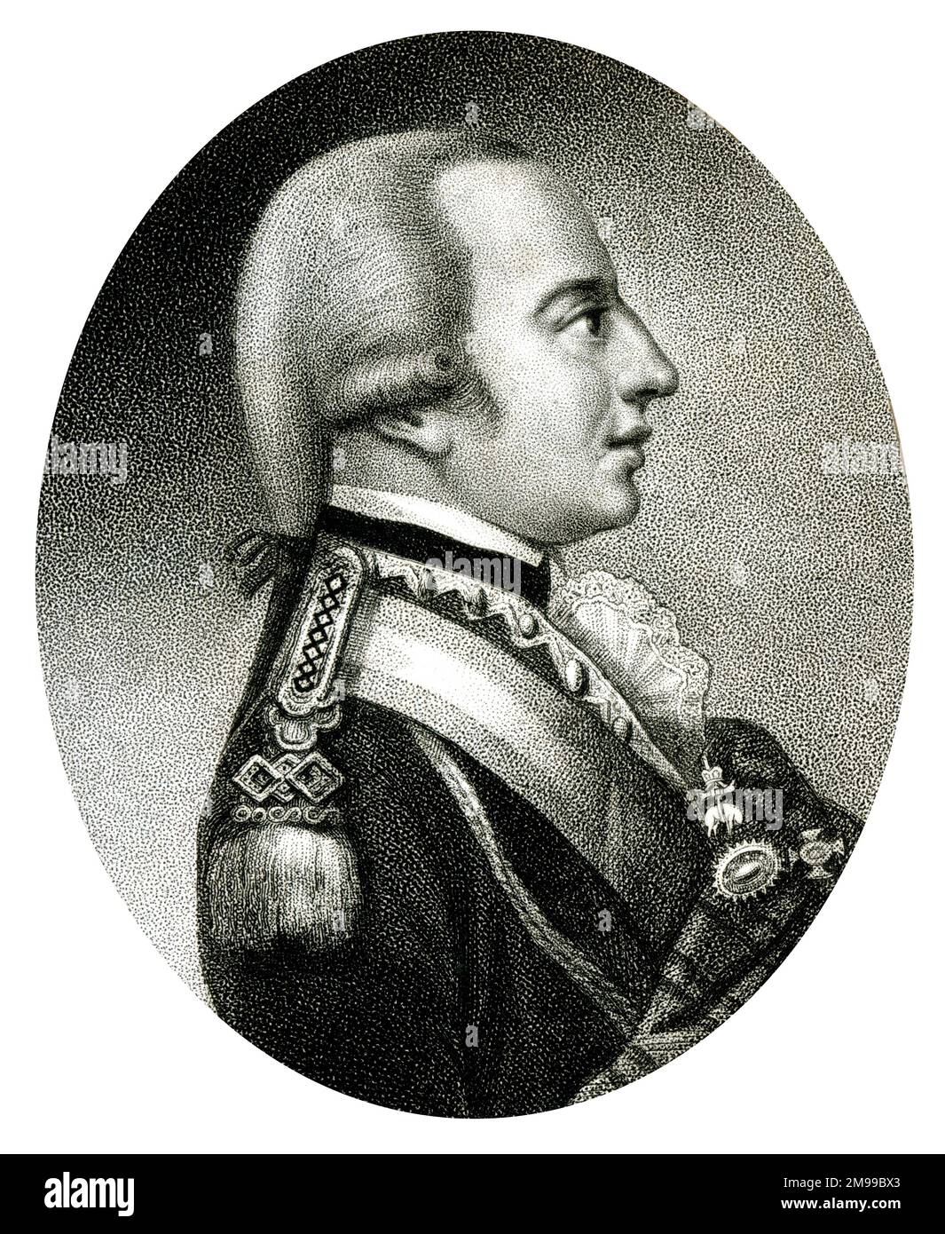 Imperatore Francesco (II e i) d'Austria, e successivamente imperatore del Sacro Romano Impero (1768-1835). Visto qui nell'uniforme di Field Marshal. Foto Stock