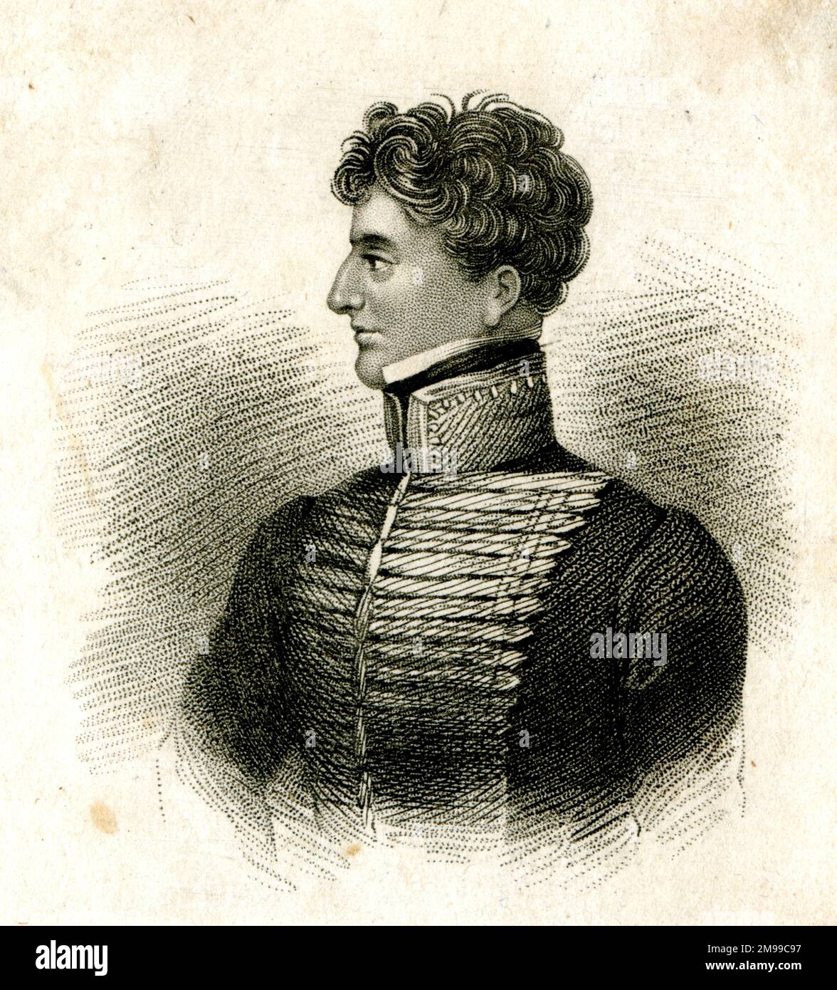 Dom Miguel i (1802-1866), re di Portogallo (regnò 1828-1834). Trascorse la sua vita successiva in esilio. Foto Stock