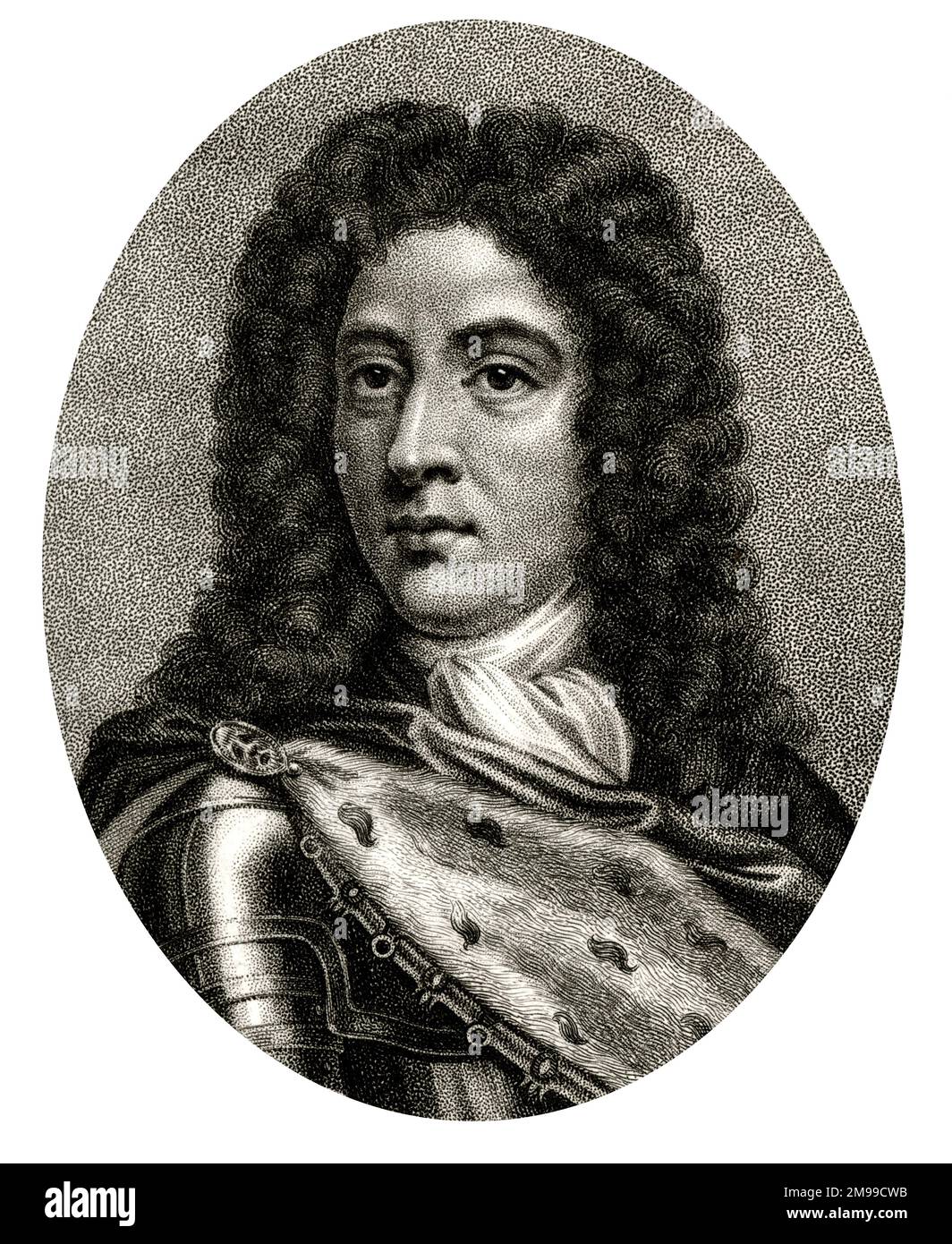 Principe Eugenio di Savoia (1663-1736), comandante militare. Foto Stock