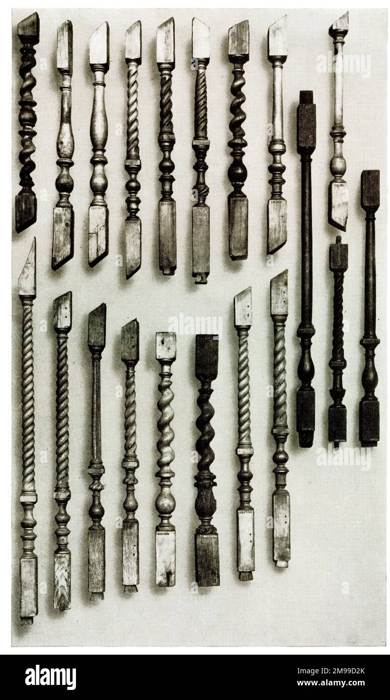imballatrici del 17th° e 18th° secolo. Foto Stock