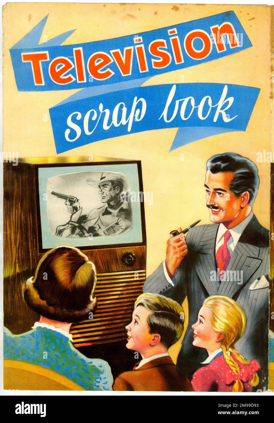 Design della copertina, Libro degli scarti della televisione. Foto Stock