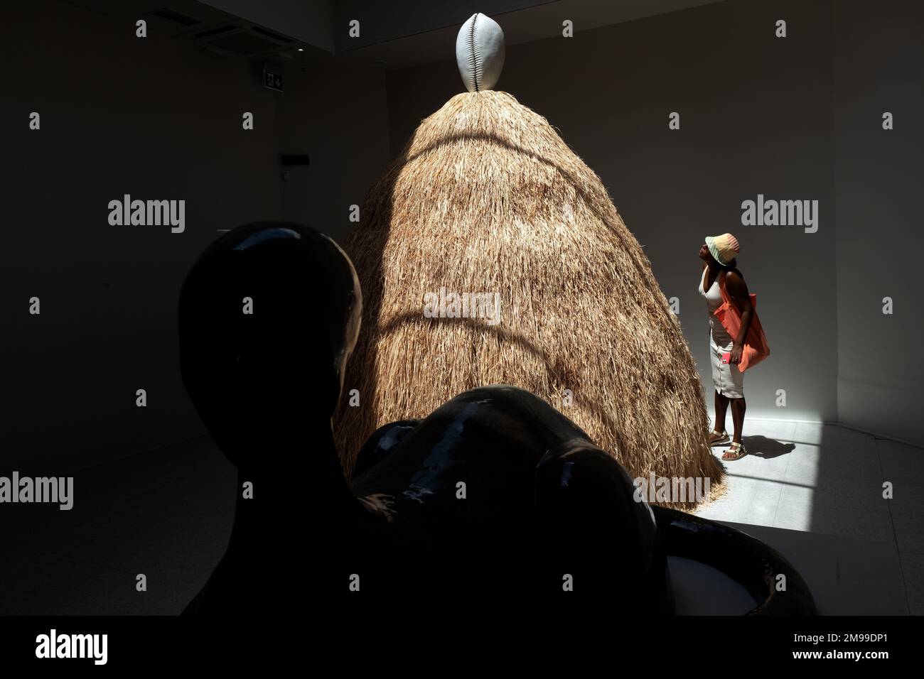 La mostra d'arte di Simone Leigh al padiglione USA della Biennale d'arte di Venezia Foto Stock
