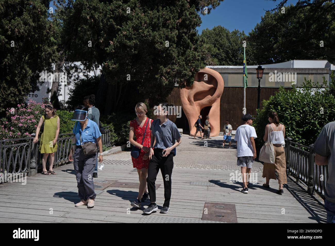 padiglione brasiliano della Biennale internazionale d'arte di Venezia. Foto Stock