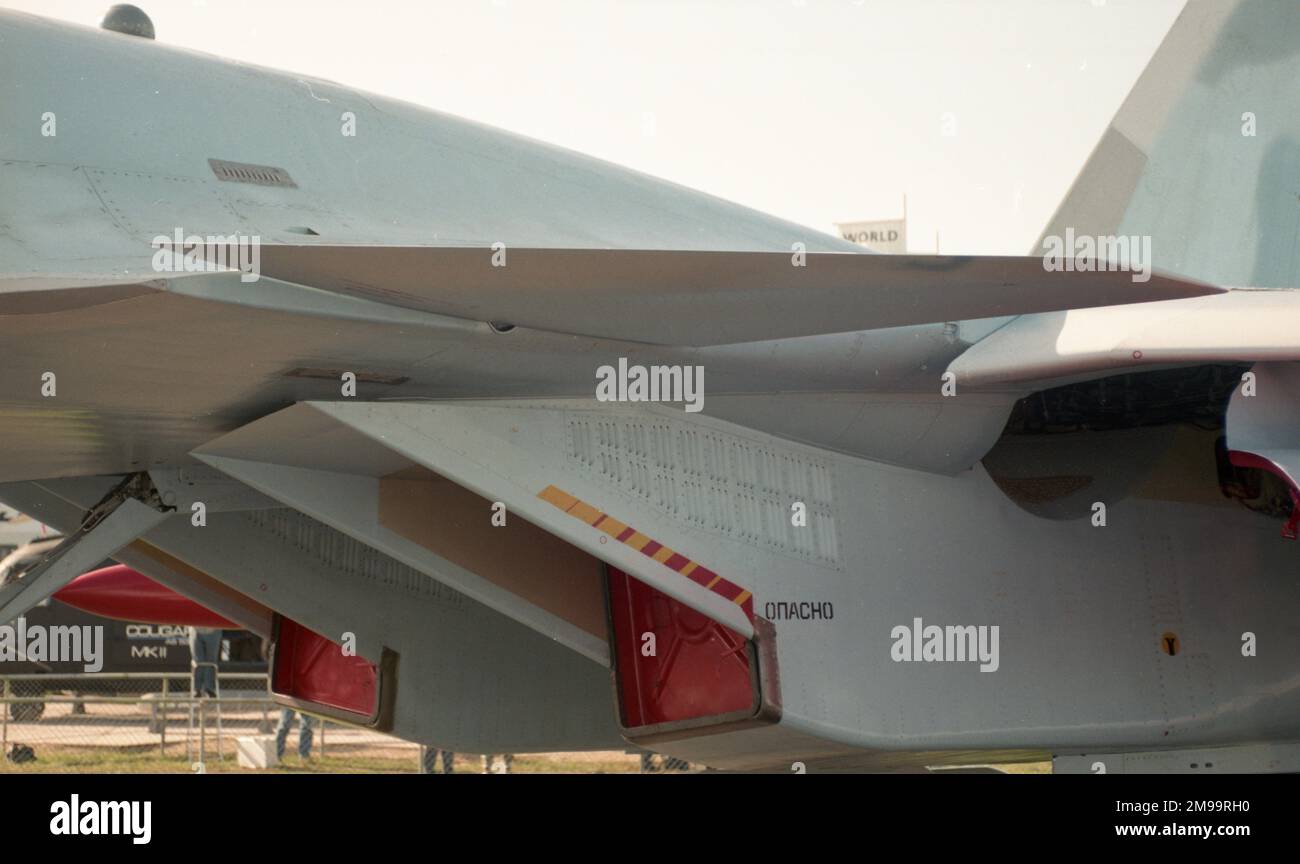Farnborough 92 - Sukhoi su-35 'Blue 703' Foto Stock
