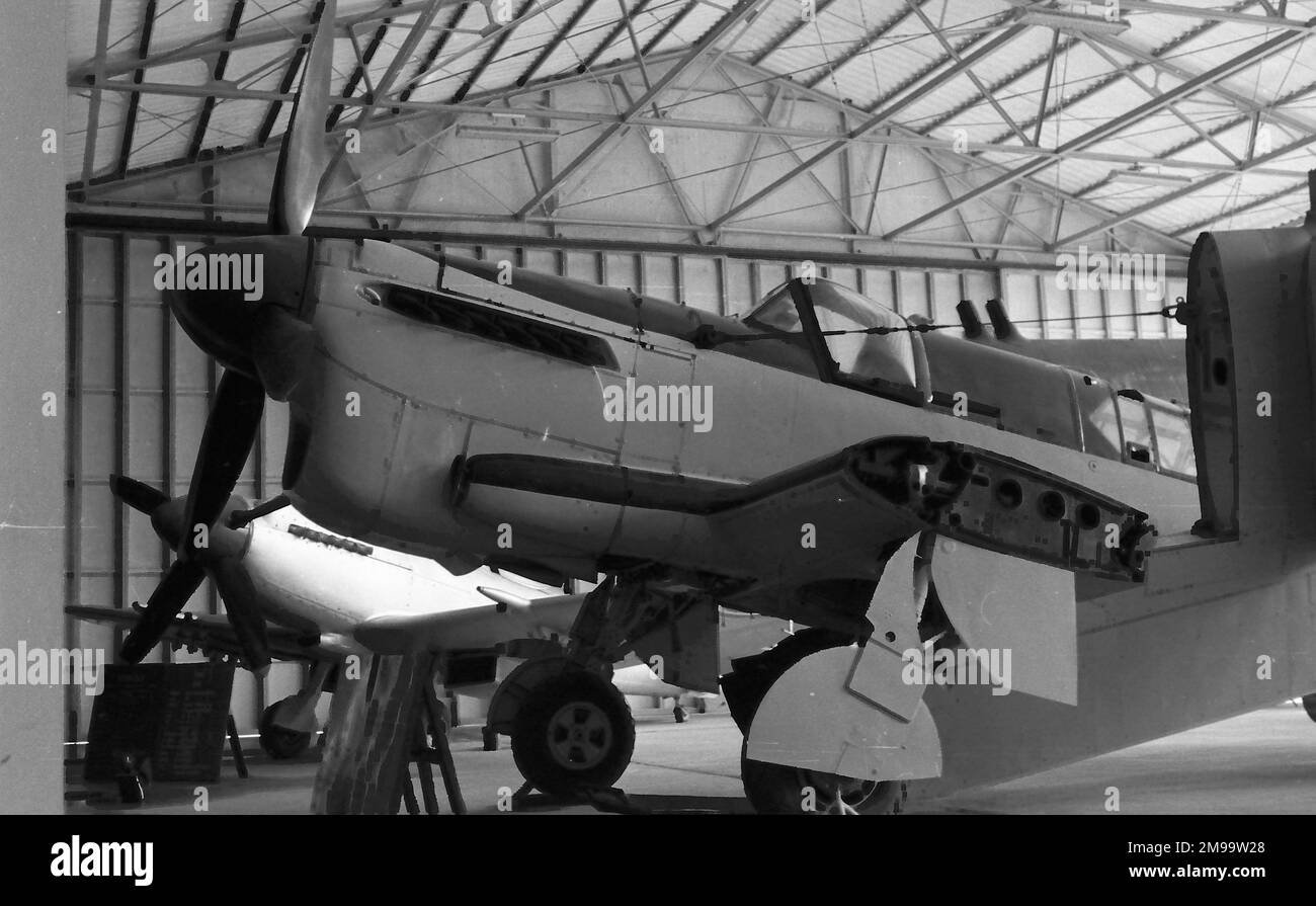 Attaccante tipo 4 - Fairey Firefly i 'J4-11/94' nel Museo reale dell'Aeronautica Tailandese presso la base dell'Aeronautica militare Tailandese di Don Mueang. Foto Stock