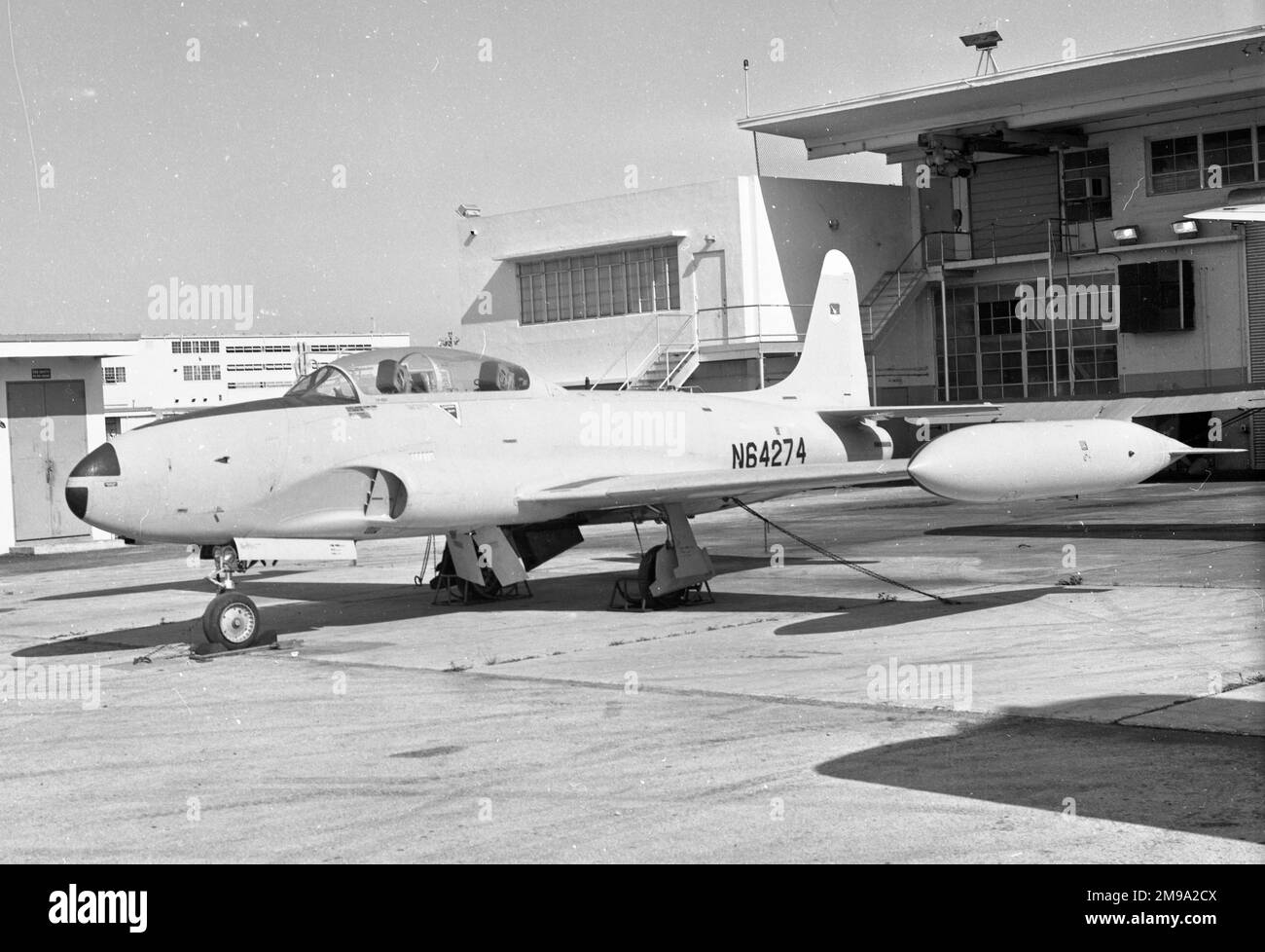 LOCKHEED T-33A-5-LO N64274 Ex USAF 57-569 (MSN 580-1218) al registro civile come N64274. Segnalato il 15 aprile 2008 al Valiant Air Command Museum di Tico, Florida. Foto Stock