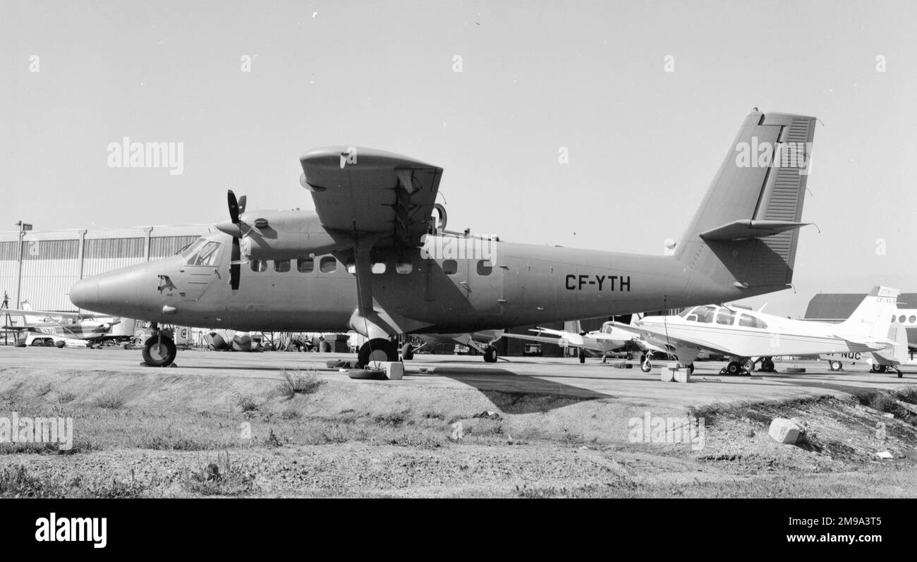 De Havilland Canada DHC-6-200 Twin Otter CF-Yth (msn 221), di Canadian Nickel Air Service, Copper Cliff ON. Foto Stock