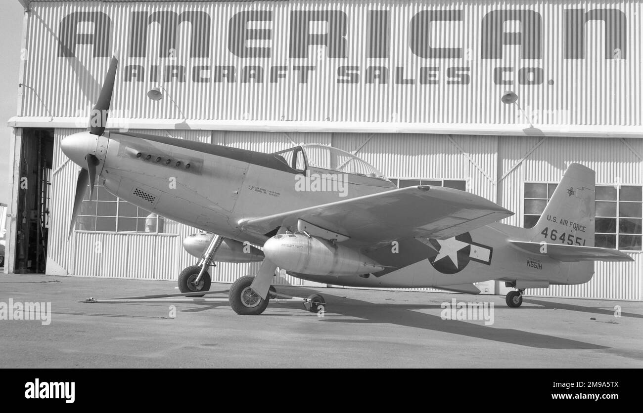 Nord America P-51H-5-NA Mustang N551H (msn 126-3740, ex 44-64314) - era N1108H prima di diventare N551H, dato falso numero di coda di (44-64551). Foto Stock