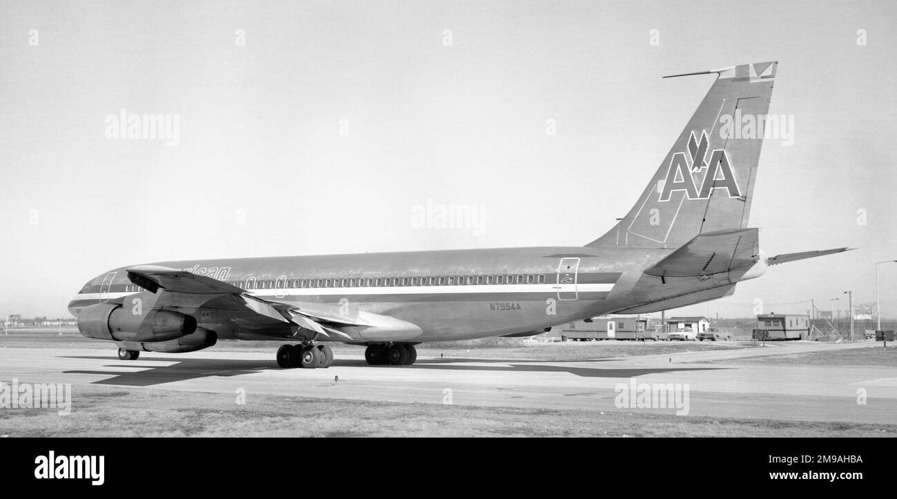 Boeing 707-123B N7554A (msn 19185, numero linea 490) Foto Stock