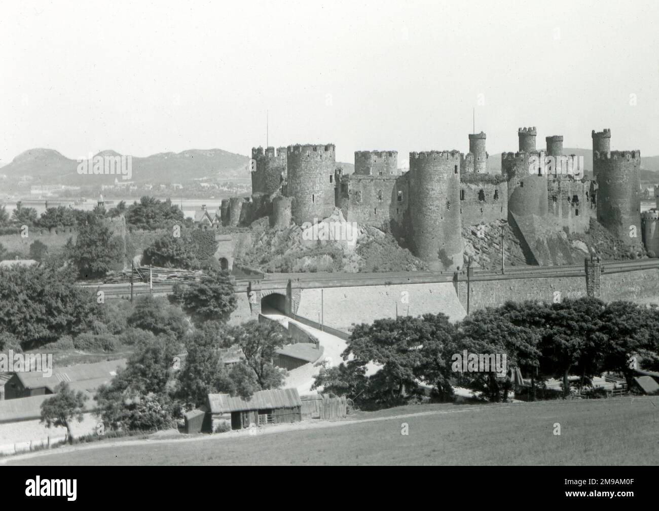 Harlech Castle, Galles del Nord. Foto Stock