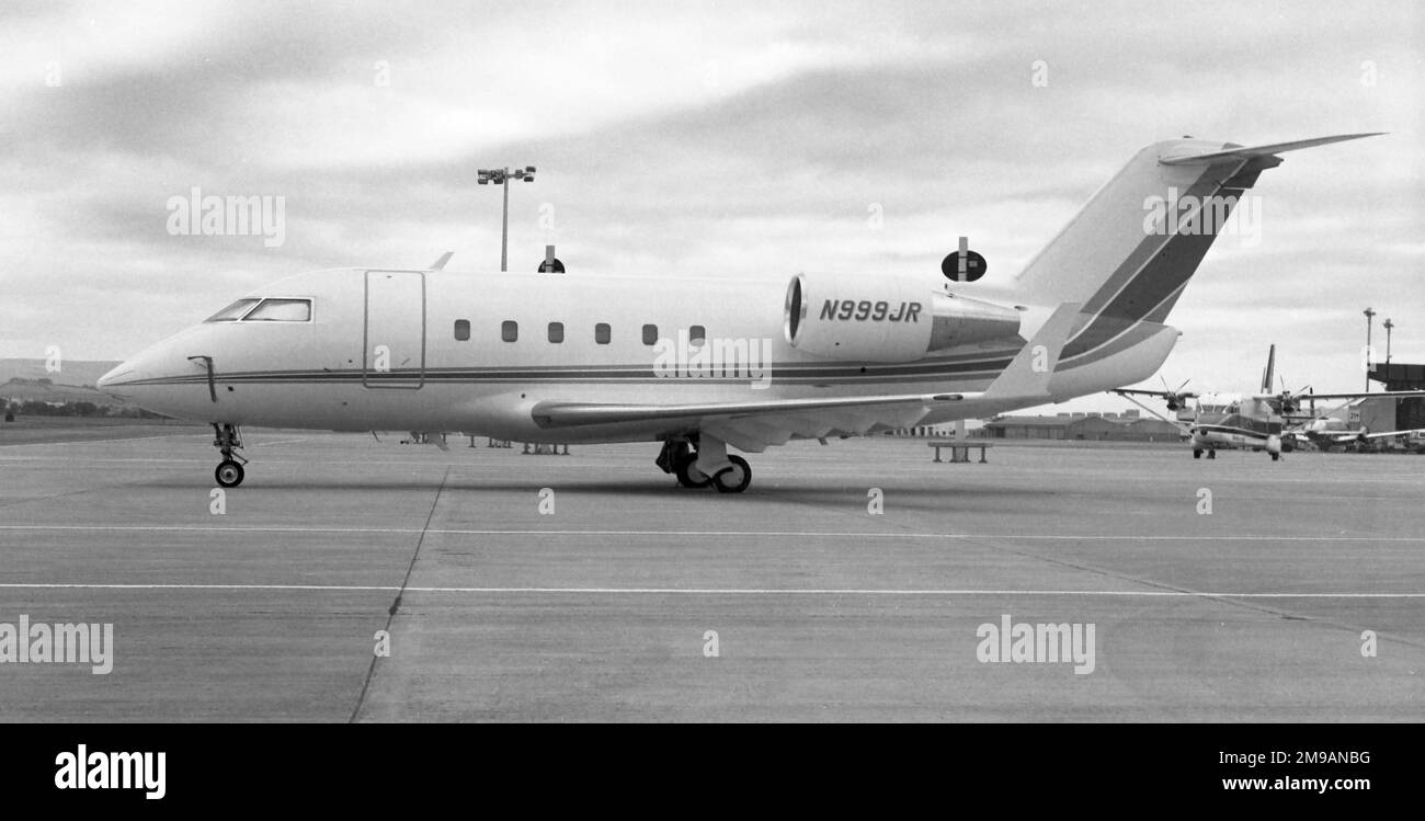 Canadair CL-601 Challenger N999JR (msn 3061), della James River Corporation. Foto Stock