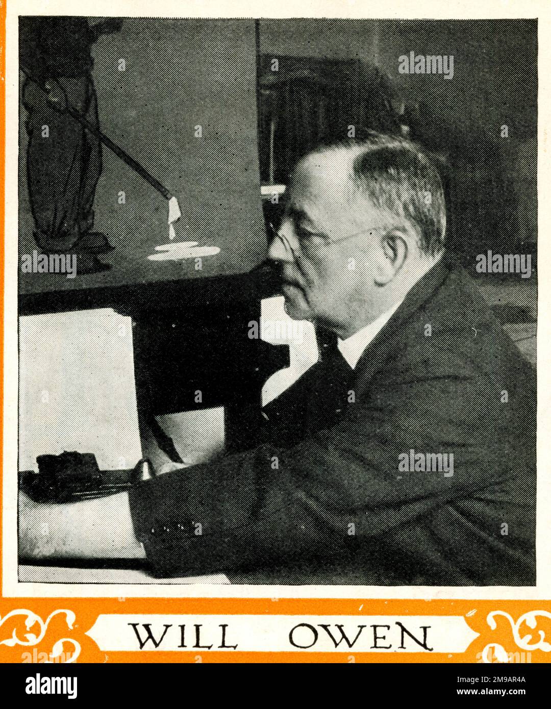 Will Owen, cartoonista, illustratore e artista Foto Stock