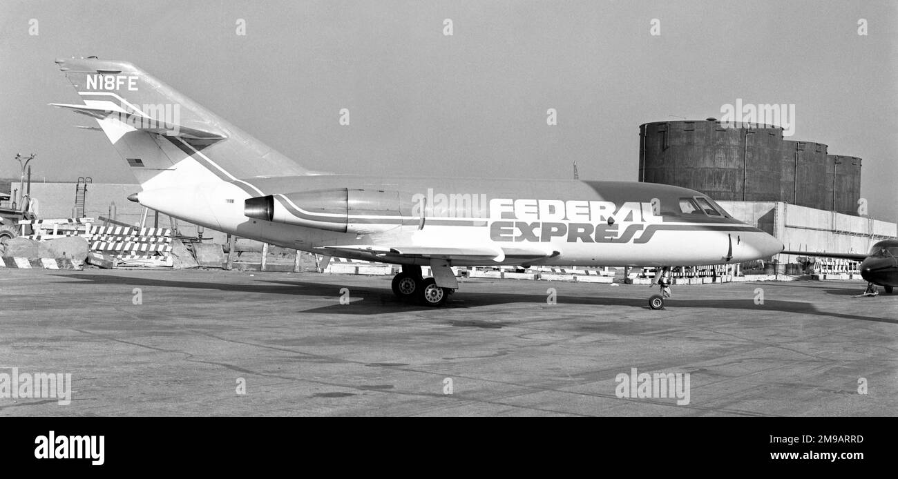 Dassault Falcon 20DC N18FE (msn 233), di Federal Express. Foto Stock