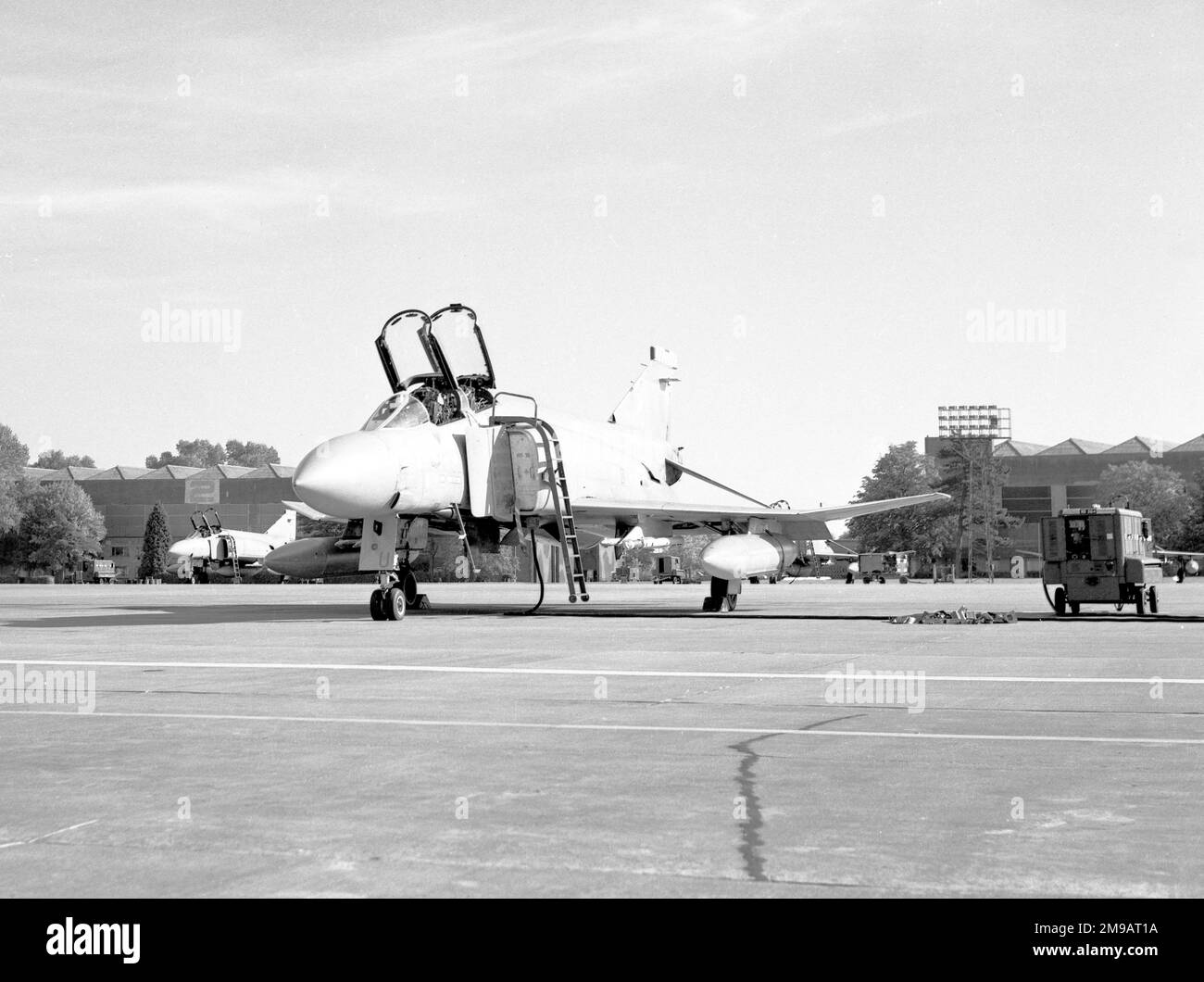 Royal Air Force - McDonnell Douglas Phantom FGR.2 XV492, di No.56 Squadron, a RAF Wattisham, Suffolk. Foto Stock