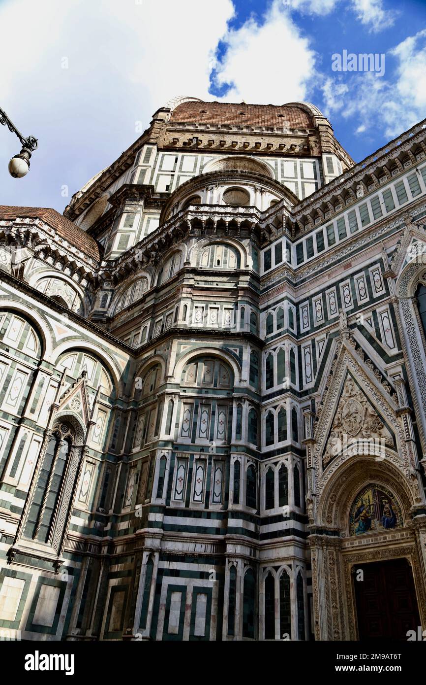 La cupola del Brunelleschi a Firenze Foto Stock
