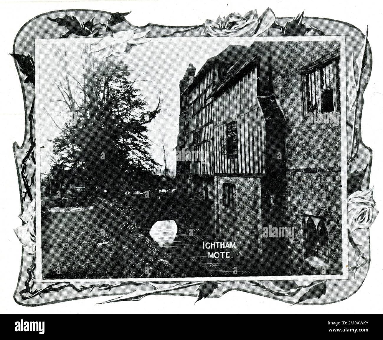 Ightham Mote, casa padronale medievale vicino Sevenoaks, Kent Foto Stock