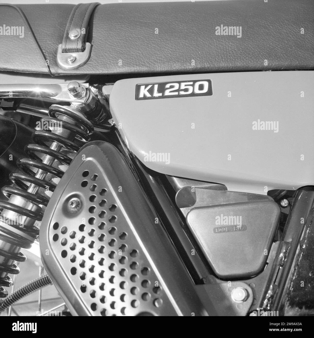 Moto Kawasaki KL 250. Foto Stock