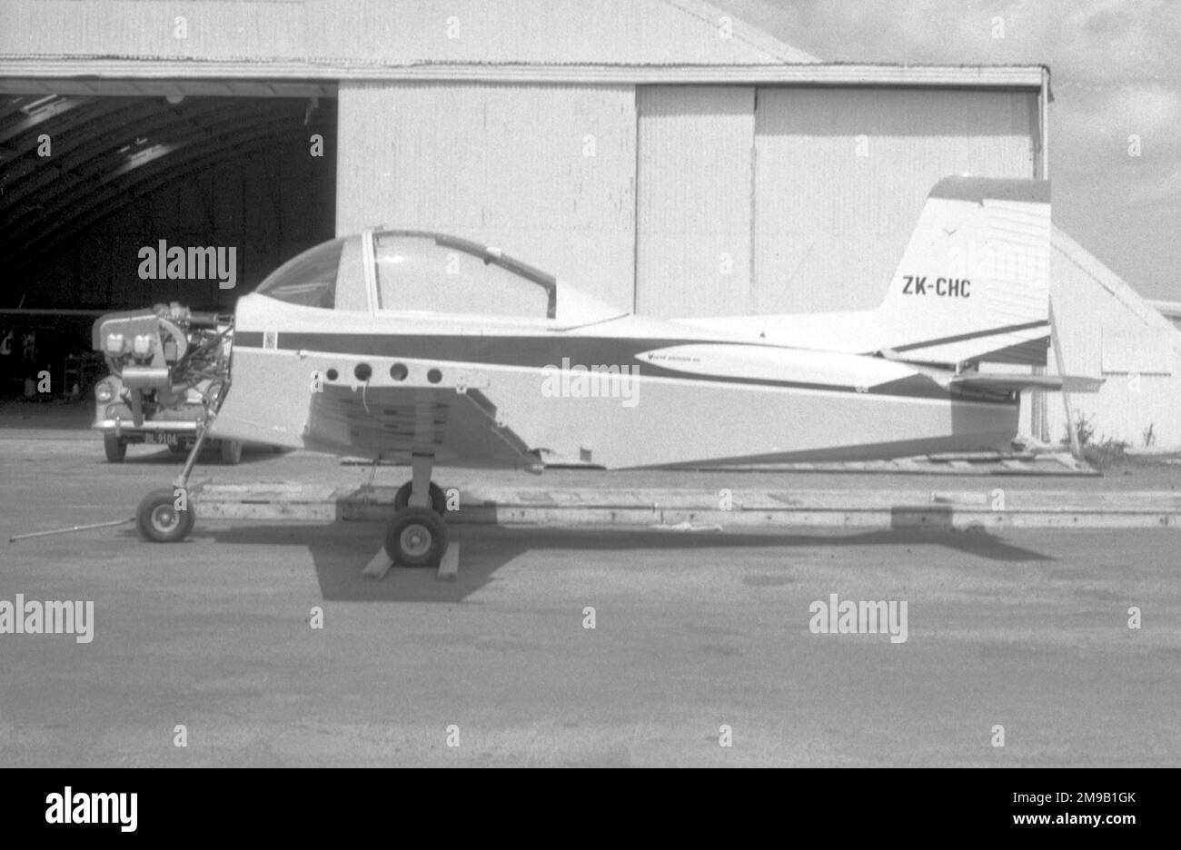 Victa Airtourer 100 ZK-CHC (msn 72), ad Ardmore, NZ. Foto Stock