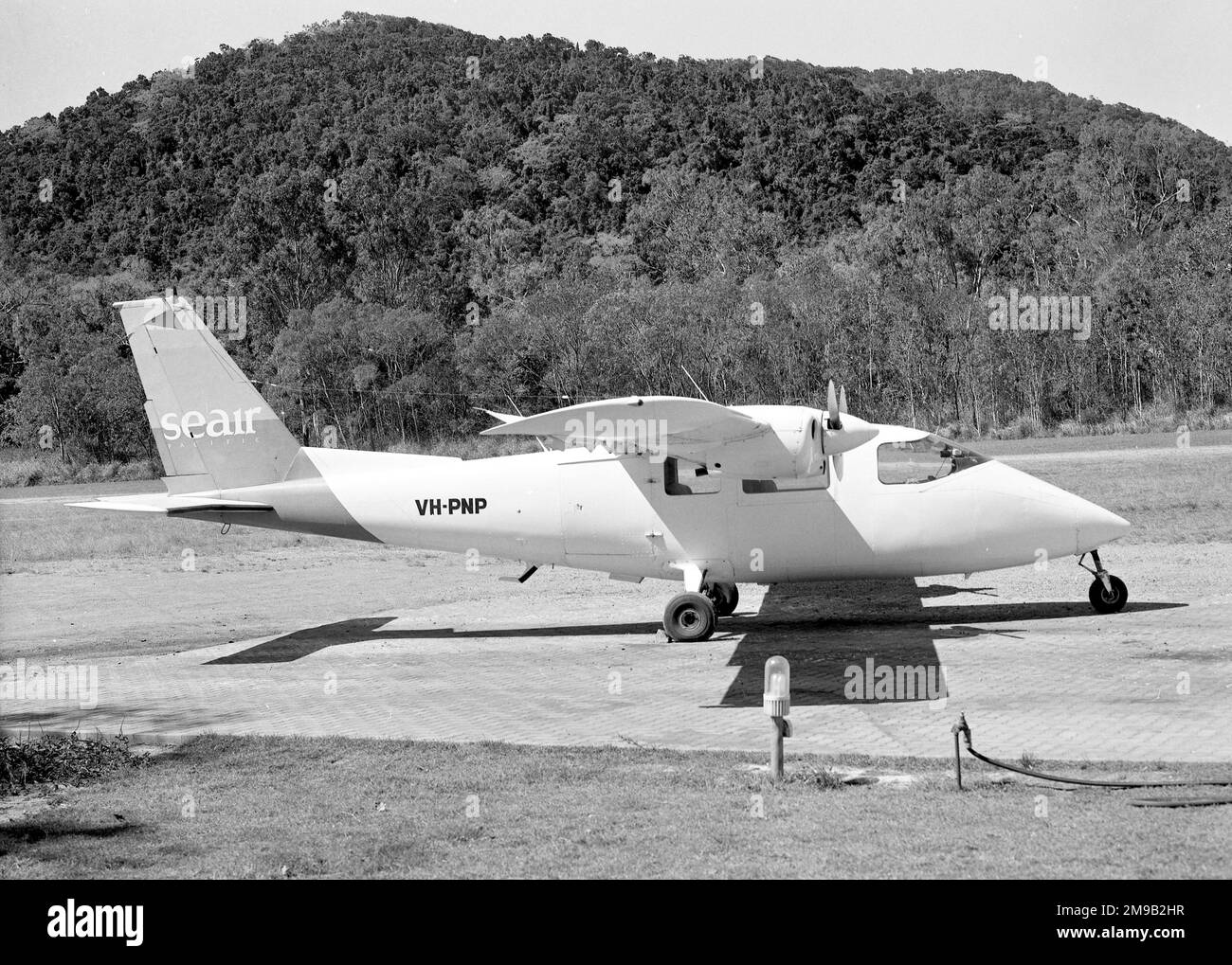 Partenavia P-68B VH-PNP (msn 51), di Seair Pacific. Foto Stock