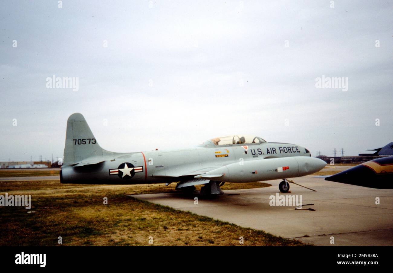 United States Air Force - Lockheed T-33A-5-lo 57-0573 (msn 580-1222). Ceduto al registro civile come N99152. Foto Stock