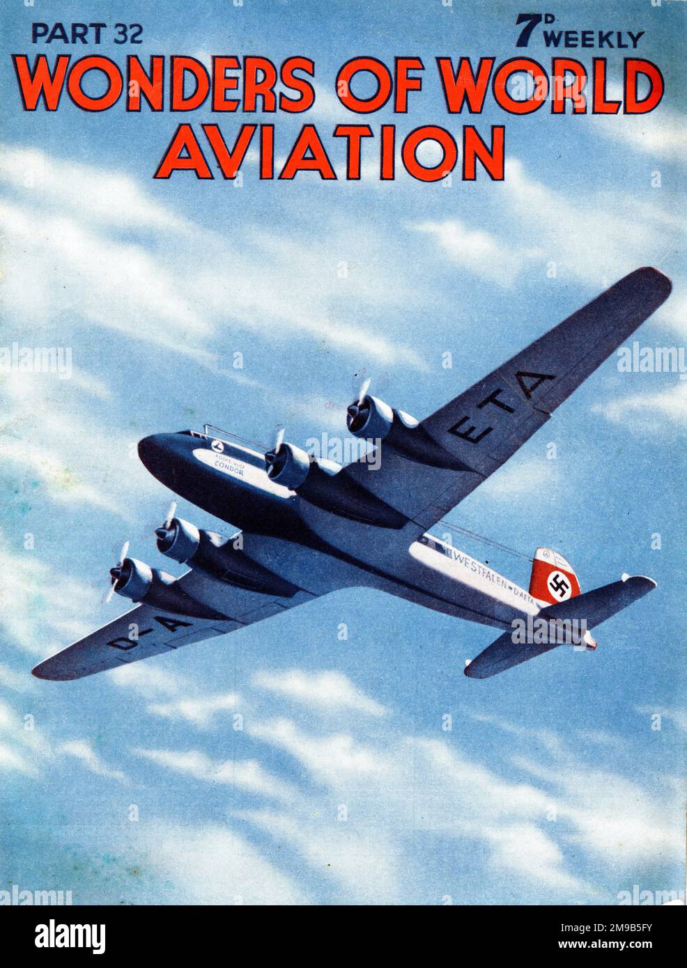 Focke-Wulf Fw200V2 Condor D-AETA Westfalen, Lufthansa Airlines Foto Stock