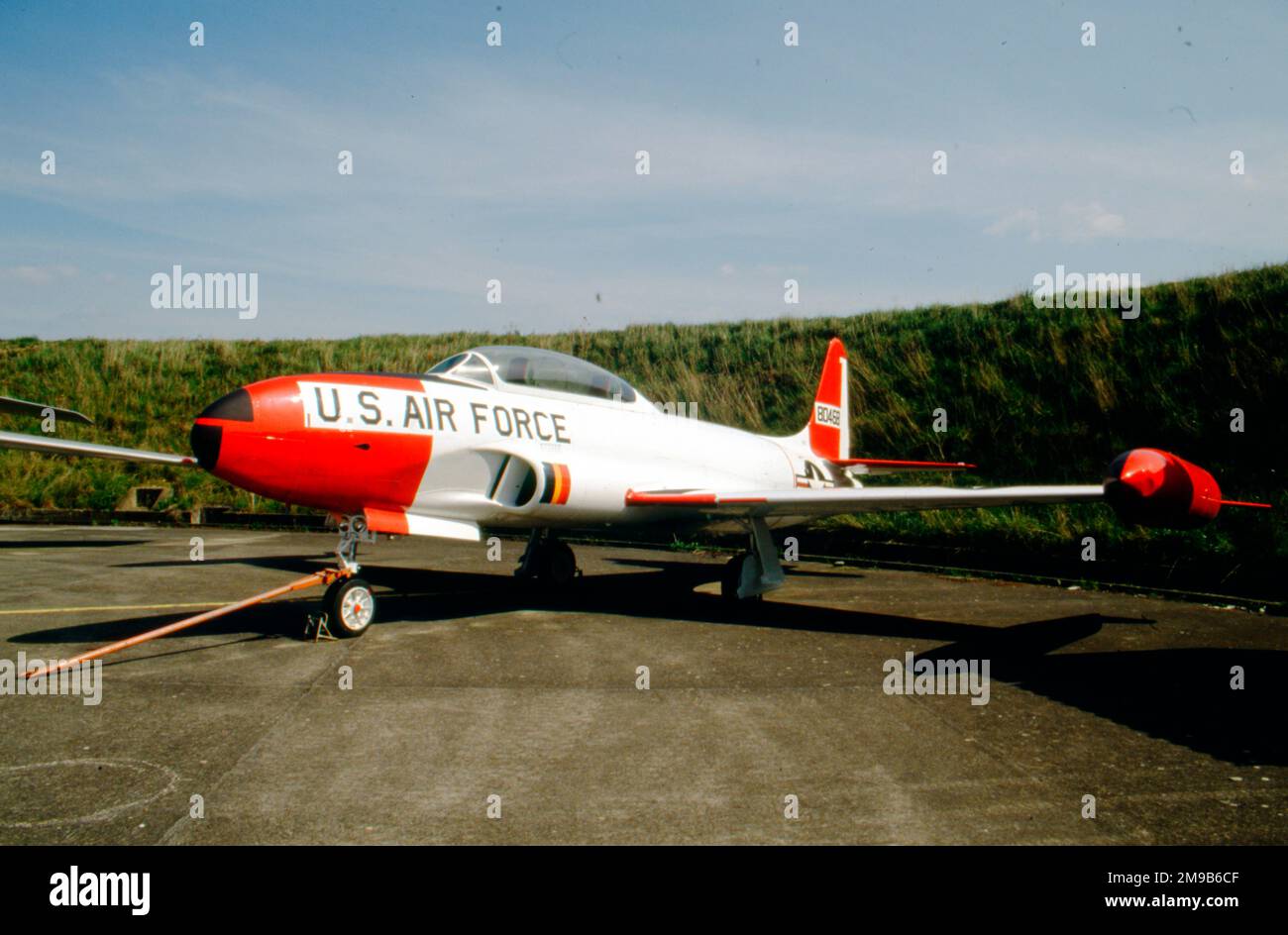 Lockheed T-33A-5-lo 58-0486, presso il Museo Ailes Anciennes Toulouse. Foto Stock