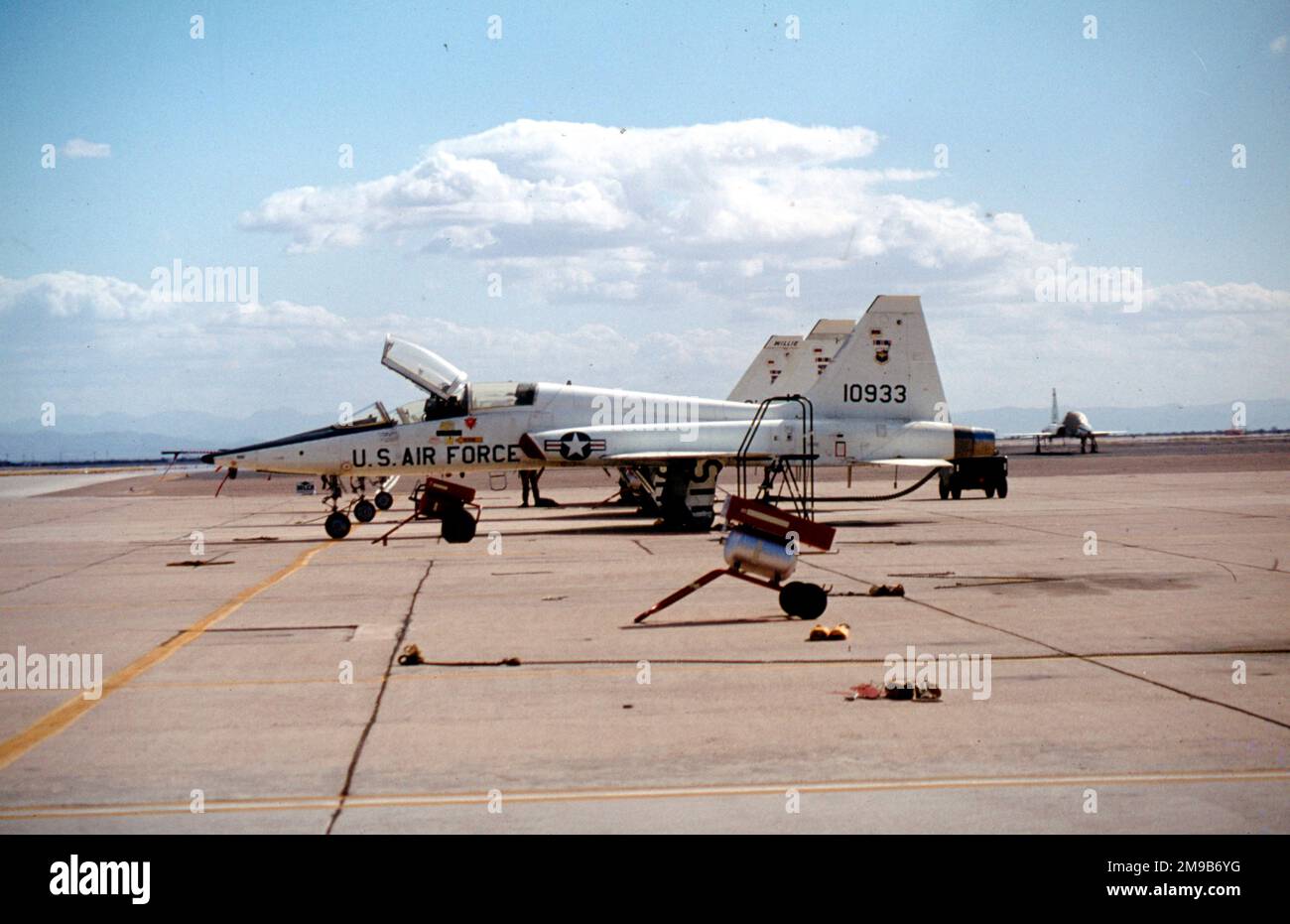 United States Air Force (USAF) - Northrop T-38A-40-NO Talon 61-0933 (msn N.5299), presso la base dell'aeronautica militare di Sheppard in Texas. Foto Stock