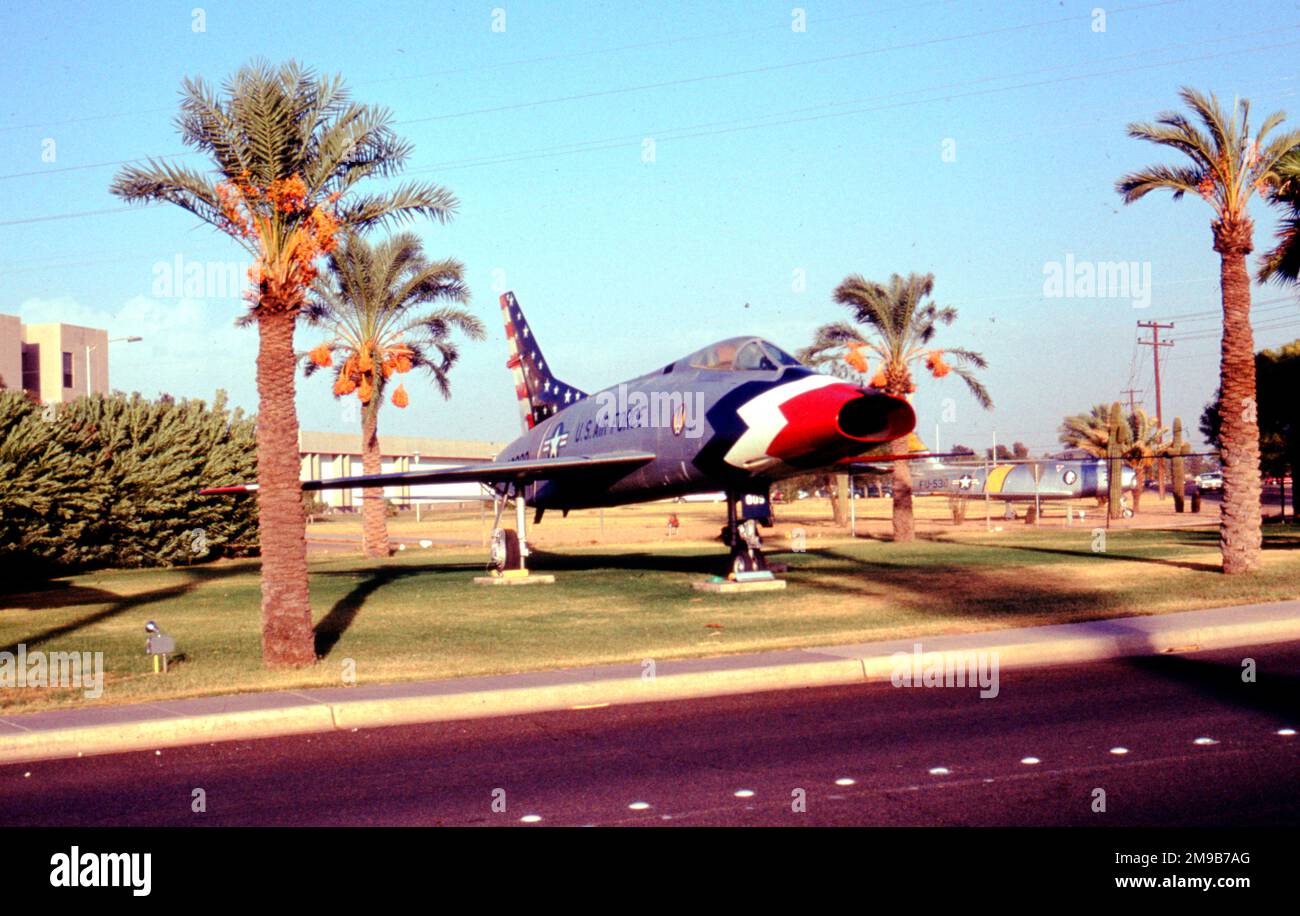 North American F-100D Super Sabre Foto Stock