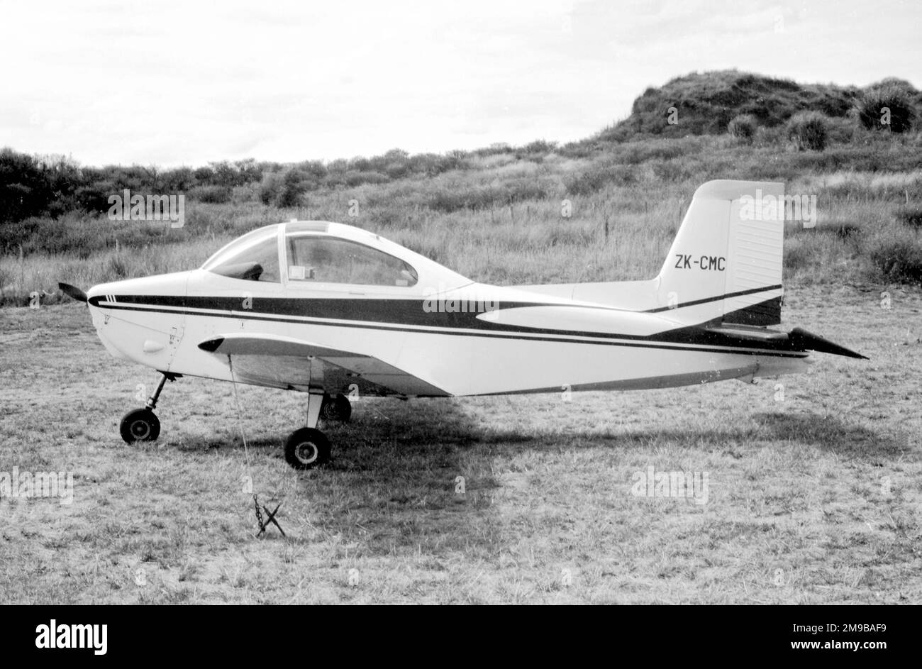 Victa Airtourer 100 ZK-CMC (msn 146), a Mercury Bay. Foto Stock