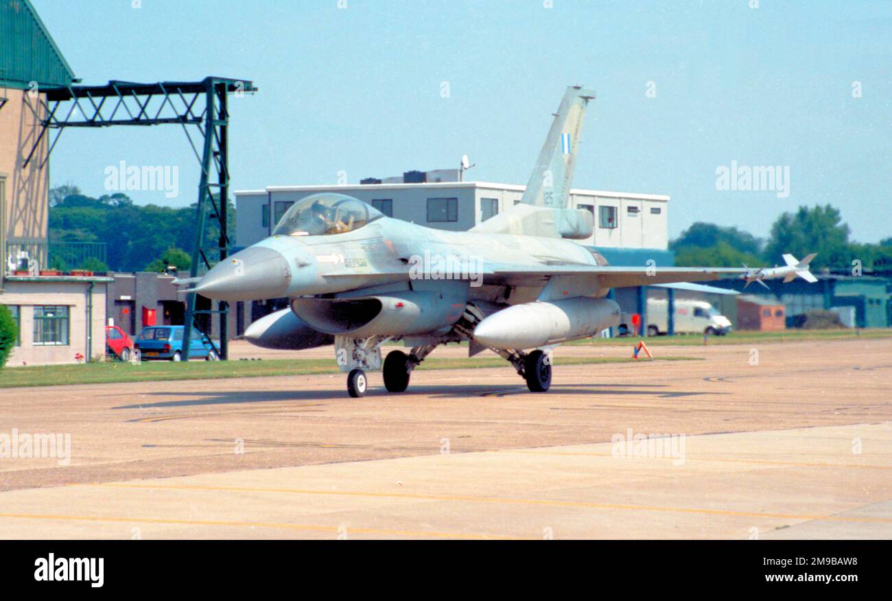 Hellenic Air Force - General Dynamics F-16D Block 30J Fighting Falcon 149 (MSN 2Z-6, ex 88-0149), al RAF Coltisall. Foto Stock