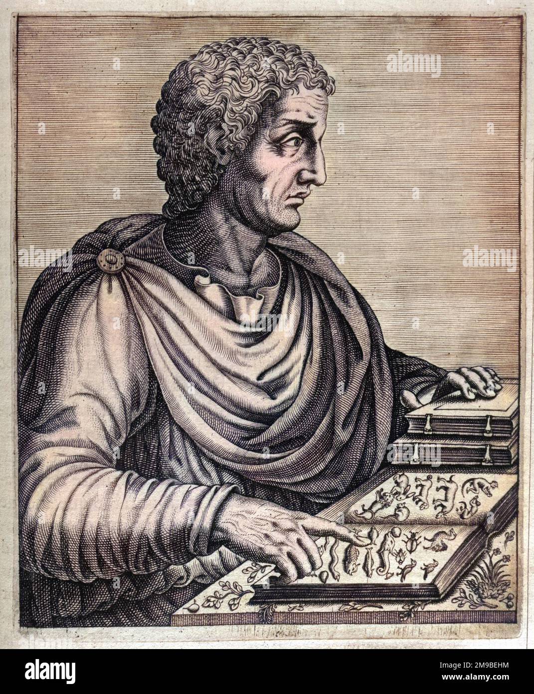 Gaius Plinius Secundus (23 - 79). Scienziato e studioso romano. Foto Stock