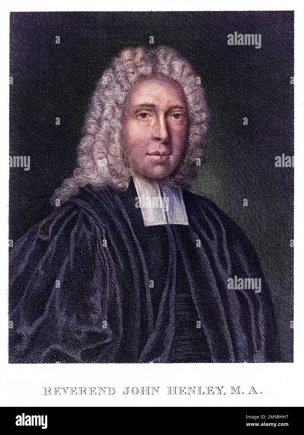 Il churchman inglese DELL'ORATORE JOHN HENLEY, rettore di Chelmondiston, Suffolk. Foto Stock