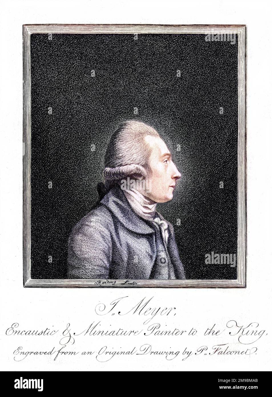 JEREMIAH MEYER artista tedesco che lavora in Inghilterra Foto Stock