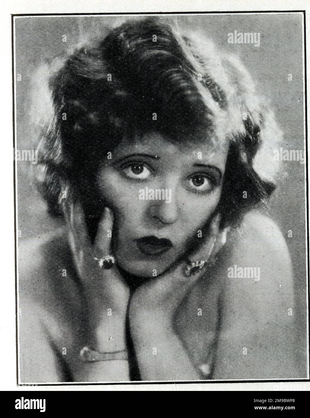 Clara Bow, attrice cinematografica americana Foto Stock