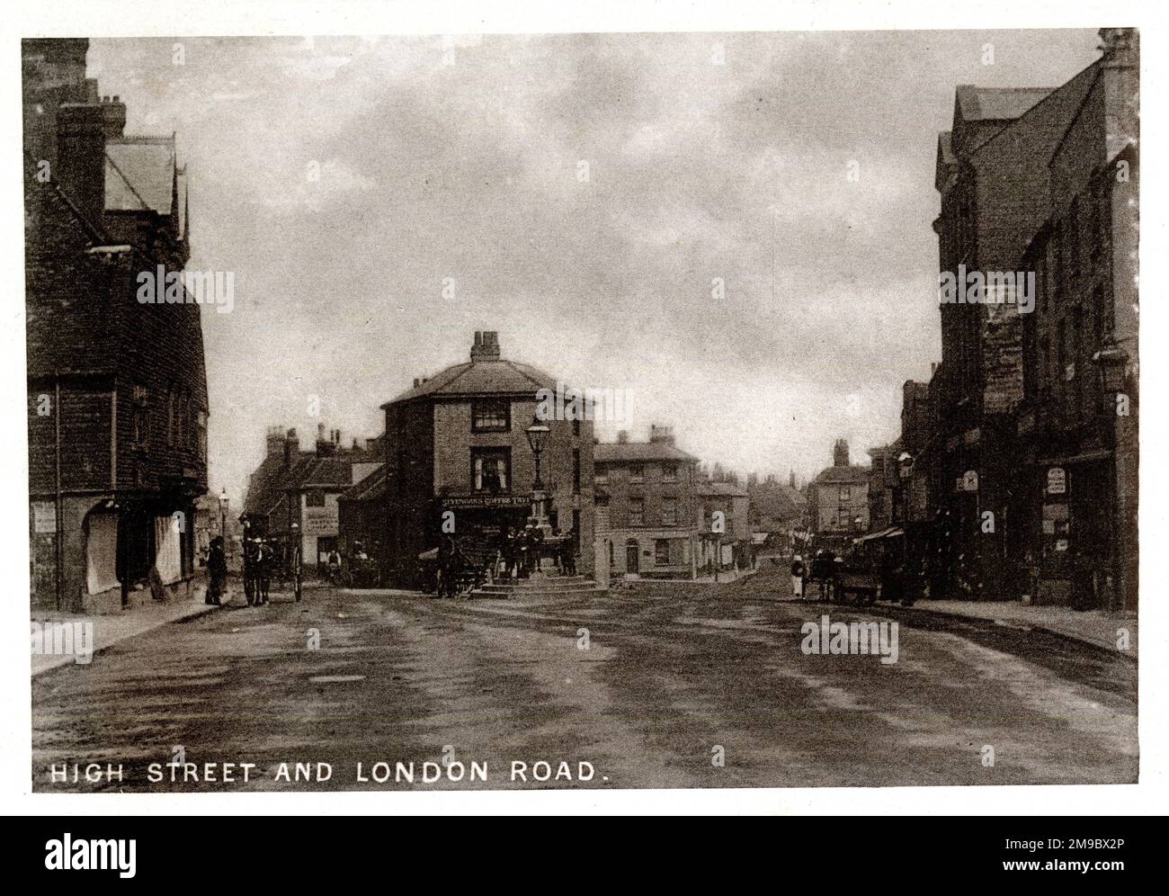High Street e London Road, Sevenoaks, Kent Foto Stock