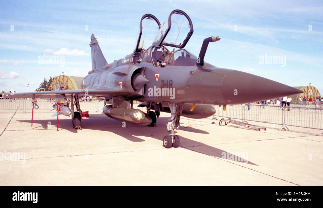 Armee de l'Air - Dassault Mirage 2000D 640 - 3-IR (msn 446), di Escadron de Chasse -003, a base eyrienne 112 Reims-Champagne il 14 settembre 1997. (Armee de l'Air - forza aerea francese). Foto Stock