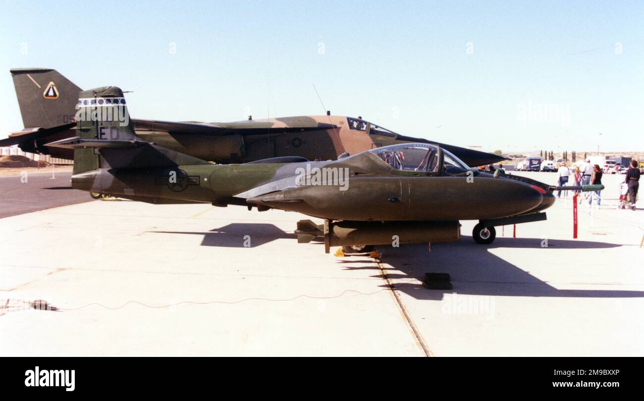 United States Air Force - Cessna NOA-37B Dragonfly 73-1114 (MSN 43539), presso la base dell'aeronautica di Edwards. Foto Stock