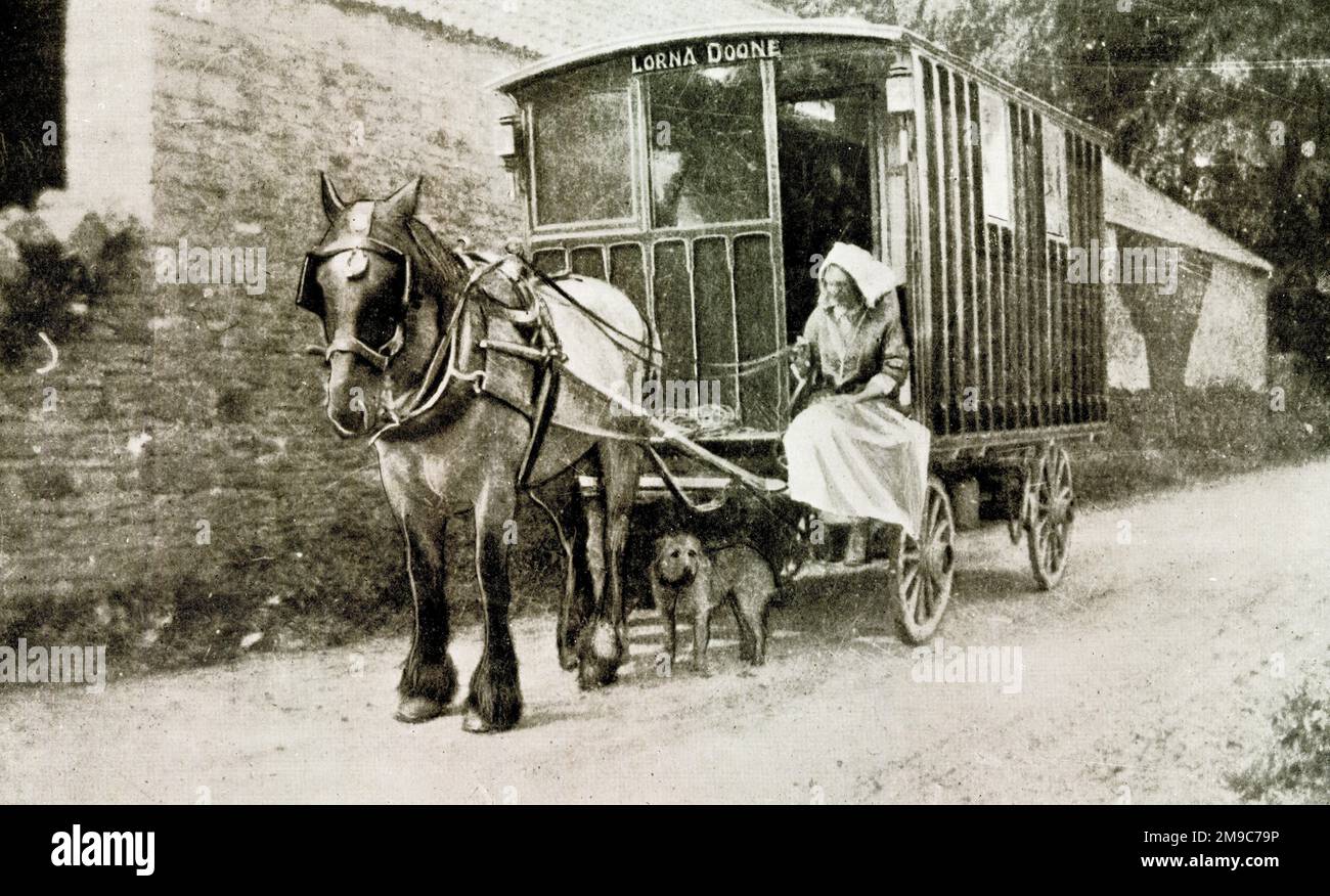 Miss H S Manfield's Van, Lorna Doone Foto Stock