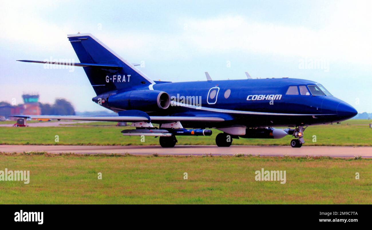 Dassault Falcon 20ECM G-FRAT (msn 87), di Cobham Aviation Services Foto Stock