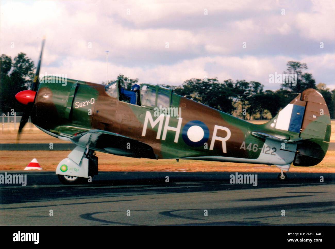 Commonwealth Aircraft Corporation CA-13 Boomerang VH-MHR - A46-122 'Suzy-Q' (msn 945). Sede presso l'Australian Army Museum of Flying presso l'Oakey Airfield. Oggi, gestito dal Museo dell'aviazione di Temora. Foto Stock