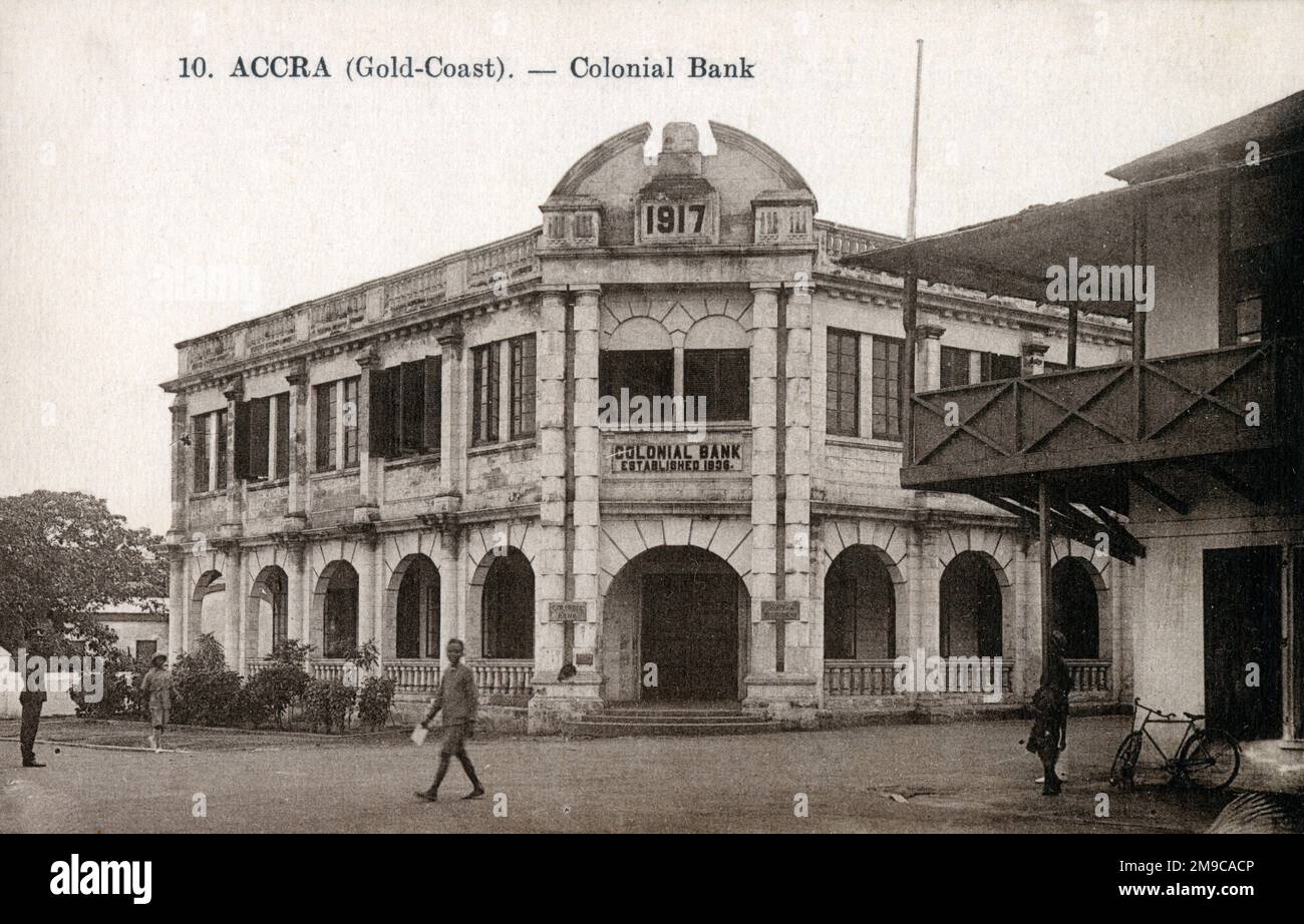 Ghana, Africa Occidentale - Accra - la Banca coloniale Foto Stock