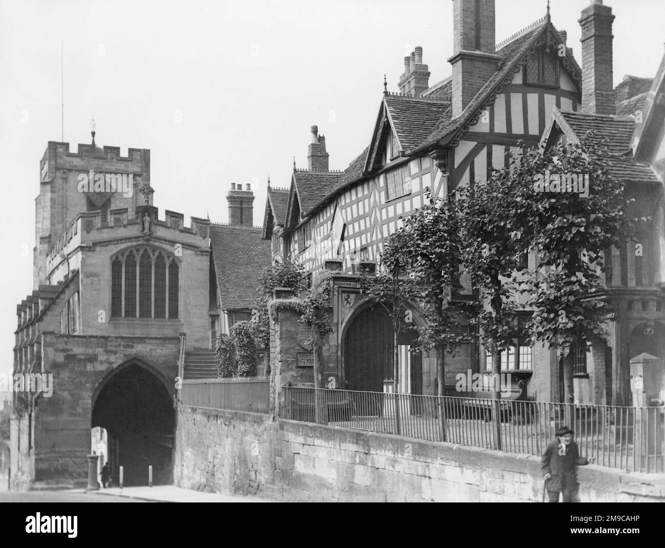 Leicester Almshouses Foto Stock